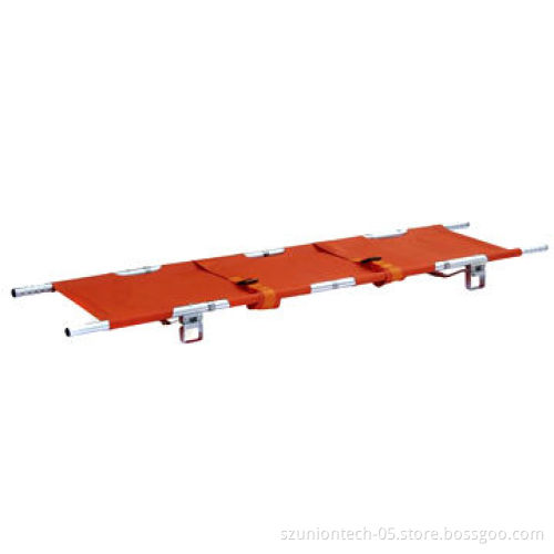 4 Foldaway Stretcher, Used for Hospitals, Sports, Ambulance, Self-weight 10kg
